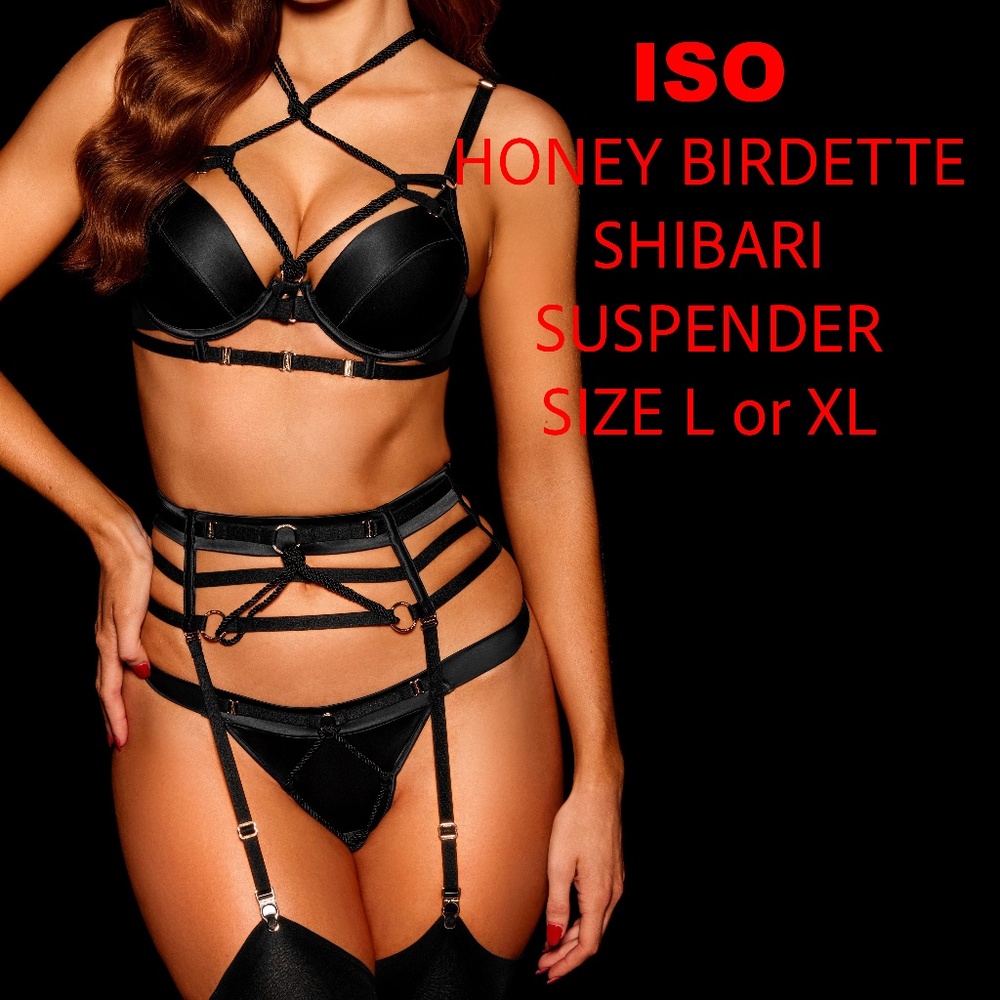 ISO Honey Birdette SHIBARI SUSPENDER